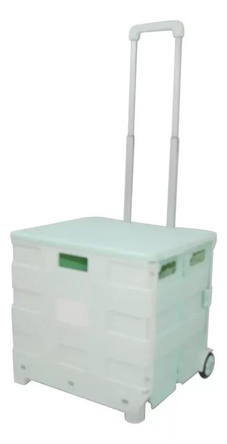 CARRO CON CAJA DEUTECH FST35A ALUMINIO PLEGABLE 75LTS 60KG