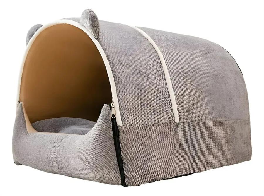Cama Cucha Semicerrada Deutech Ojeritas - XL 60x48x43Cm