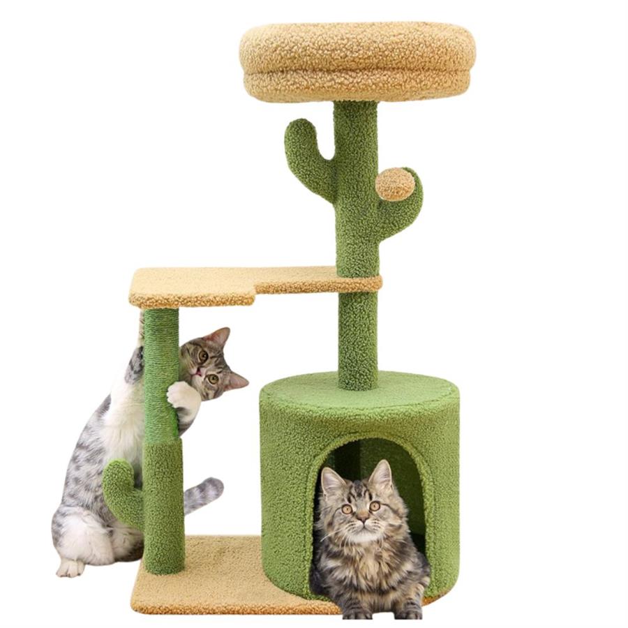 Rascador Mini Torre Deutech Para Gatos 31x55x80Cm