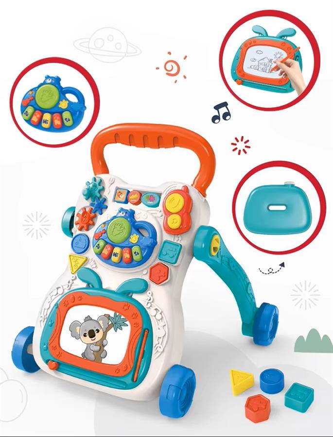 Andador Caminador Bebe Interactivo Estimulación Sensorial Blanco
