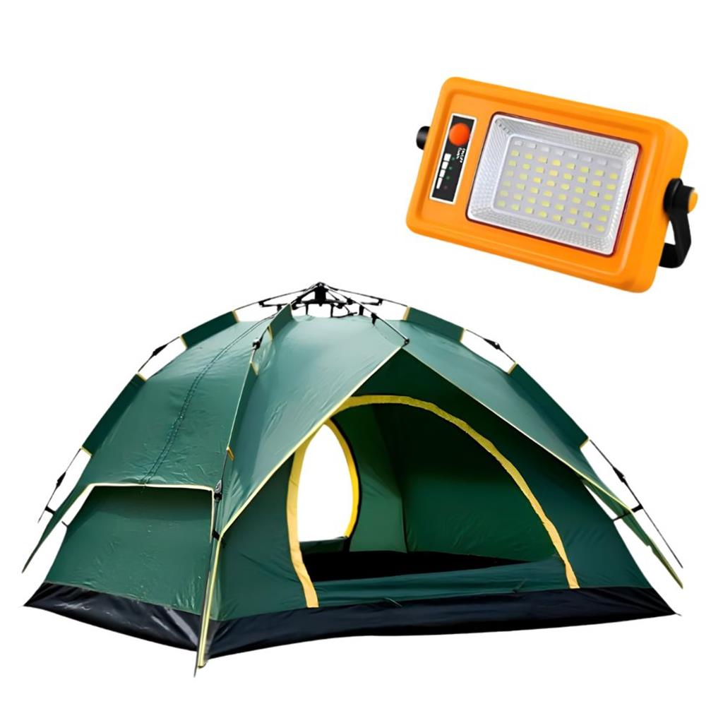 CARPA AUTOMATICA 4 PERSONAS DEUTECH + LAMPARA LED POWERBANK
