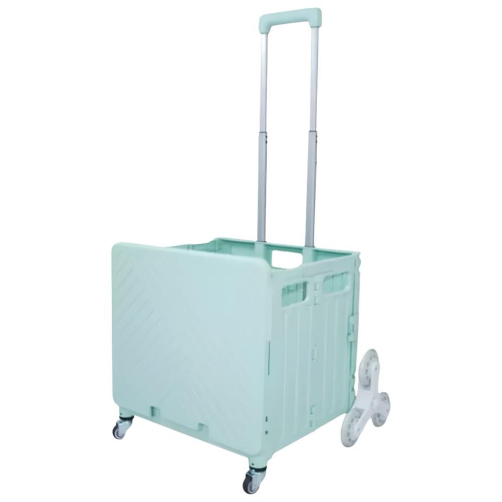 CARRO CON CAJA DEUTECH FST35-6S ALUMINIO PLEGABLE 6 RUEDAS 60LTS 60KG