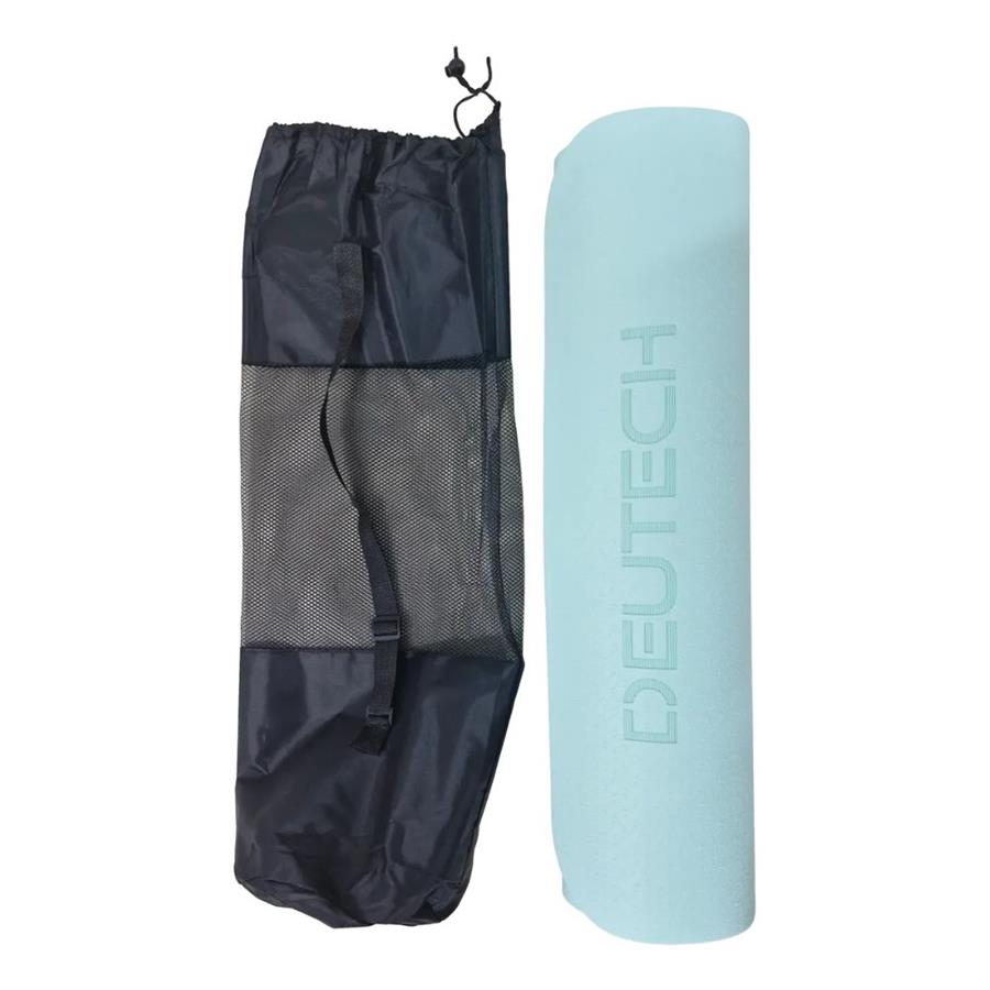 Colchoneta Mat Yoga 6mm Eco Tpe 183cmx61cmx6mm Verde Agua