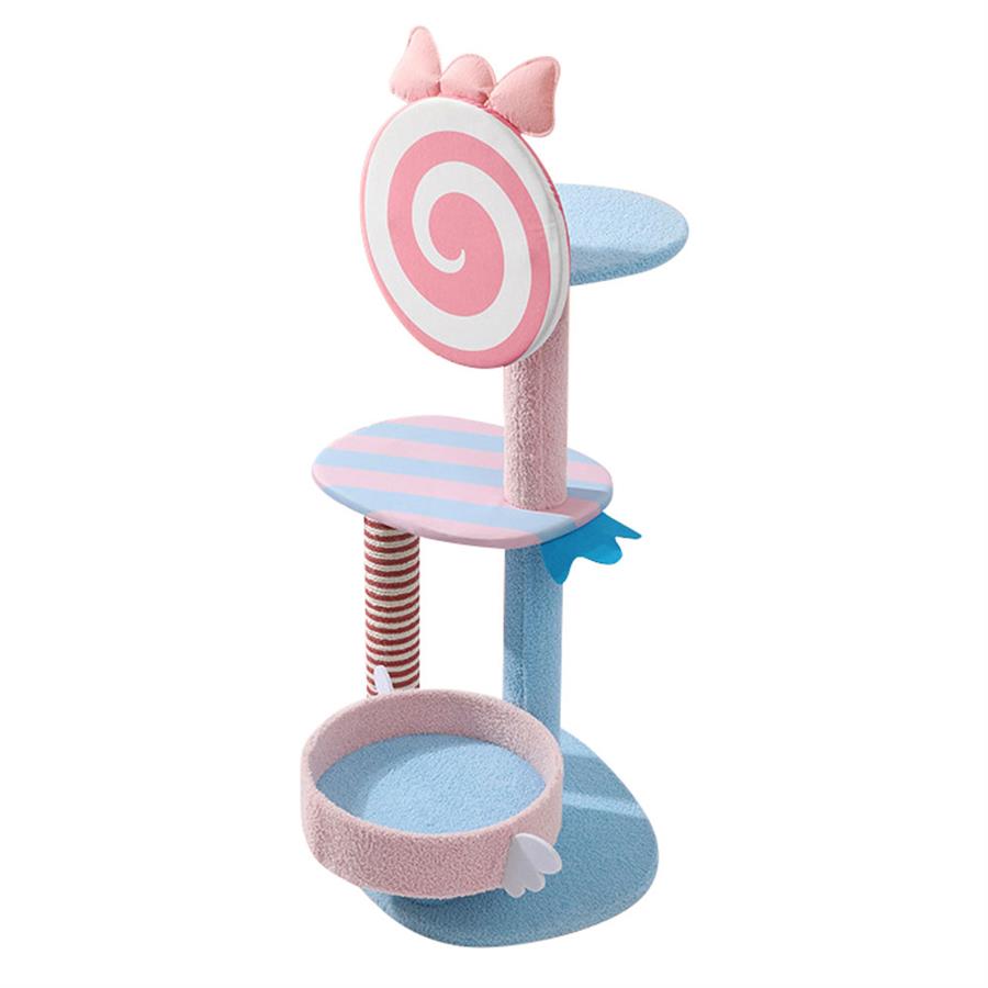 Rascador Cama Deutech Para Gatos - 37x46x96Cm Candy